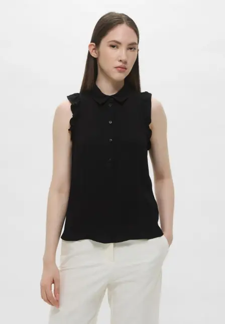 Блуза Trussardi. Цвет: черный.
