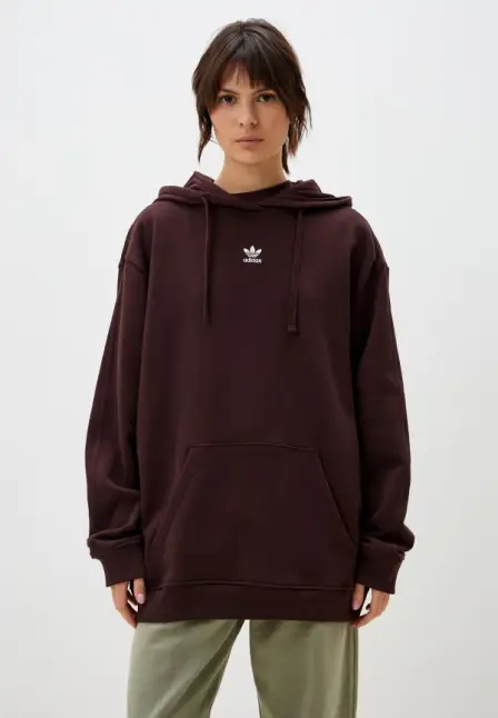 Худи adidas Originals. Цвет: коричневый.