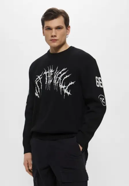 Джемпер Vans. Цвет: черный.