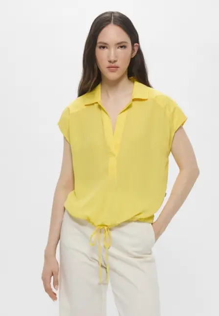 Блуза Trussardi. Цвет: желтый.