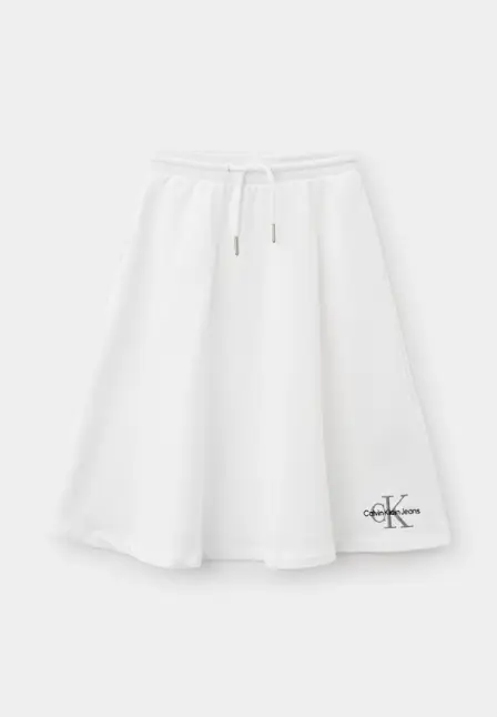 Юбка Calvin Klein Jeans. Цвет: белый.