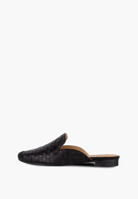 Мюли Rabbit Loafers. Цвет: черный. Материал: натуральная кожа.