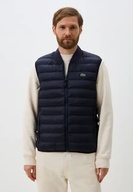 Жилет Lacoste. Цвет: синий.
