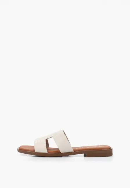 Сабо Oh! My Sandals. Цвет: серый. Материал: натуральная кожа.
