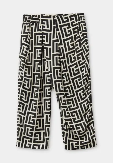 Брюки Balmain. Цвет: черный.