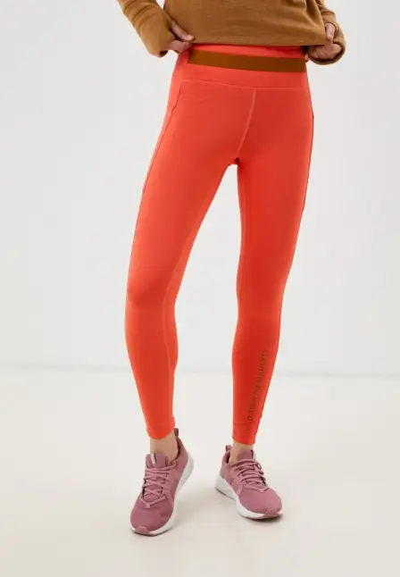 Тайтсы PUMA. Цвет: оранжевый.