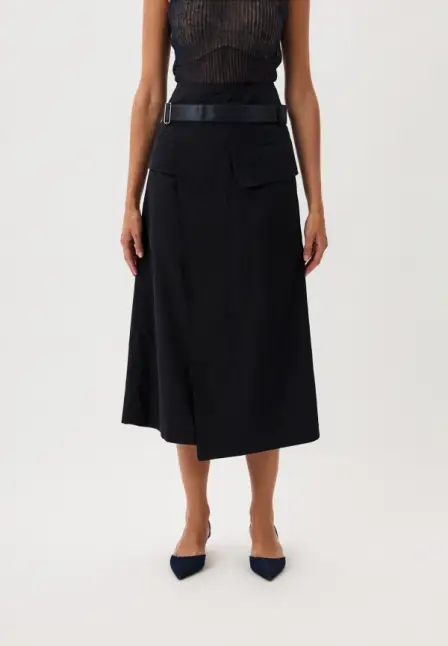 Юбка Helmut Lang. Цвет: синий.