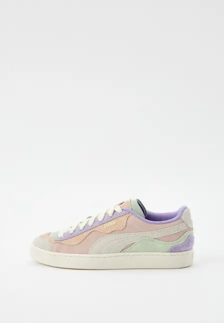 Кеды PUMA. Цвет: мультиколор. Материал: натуральная замша.