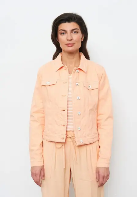 Куртка джинсовая Gerry Weber. Цвет: коралловый.