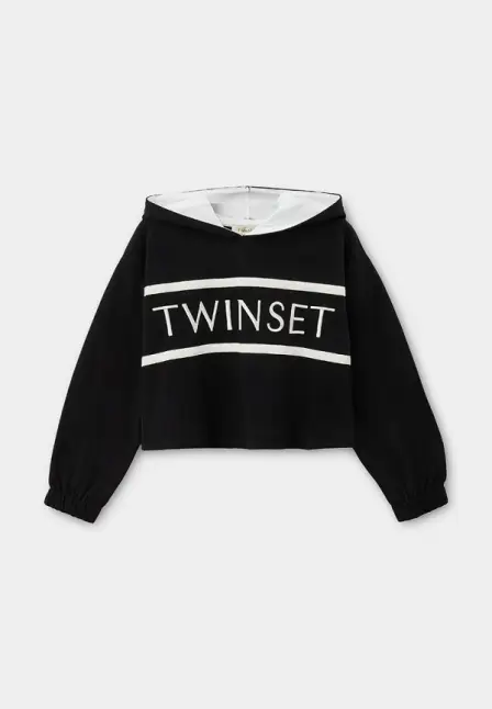 Худи Twinset Milano. Цвет: черный.