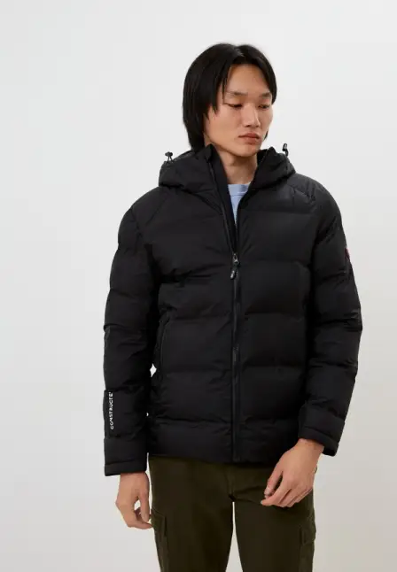 Пуховик Indicode Jeans. Цвет: черный.