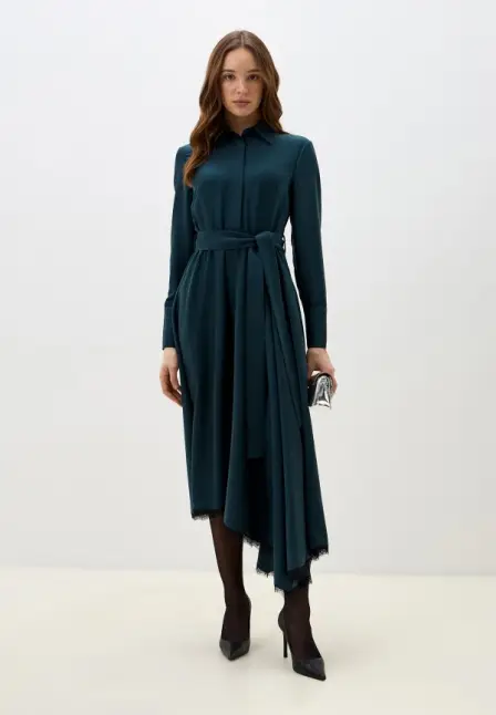 Платье Balunova Fashion Design Studio. Цвет: зеленый.