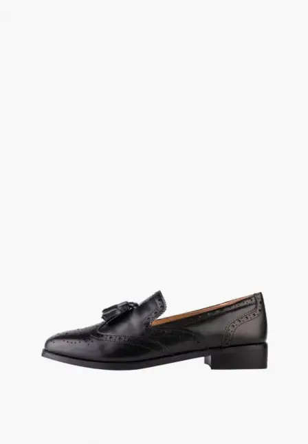 Лоферы Rabbit Loafers. Цвет: черный. Материал: натуральная кожа.