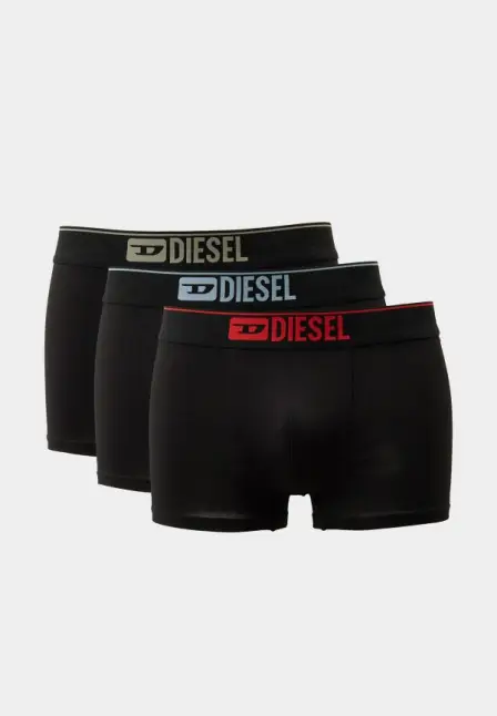 Трусы 3 шт. Diesel. Цвет: черный.