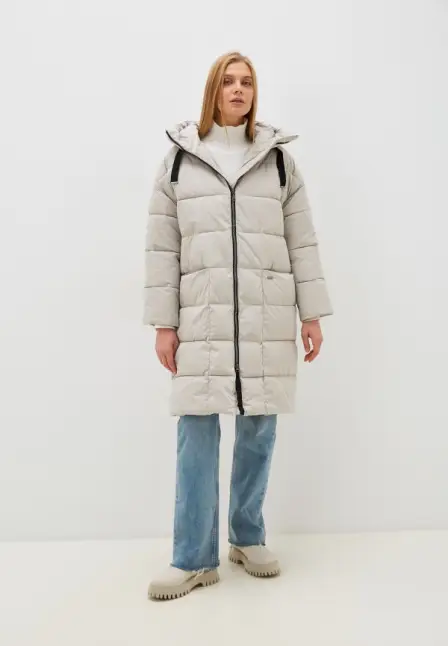 Пуховик Dixi-Coat. Цвет: бежевый.