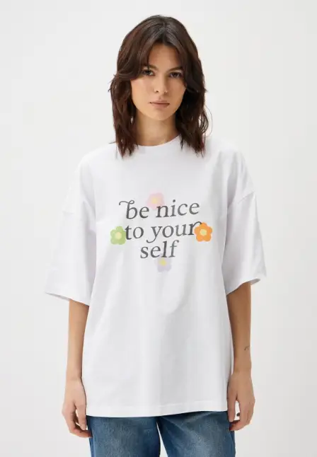 Футболка Империя Stylish. Цвет: белый.