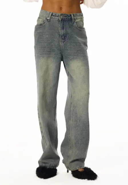 Джинсы Lookonline. Цвет: синий.