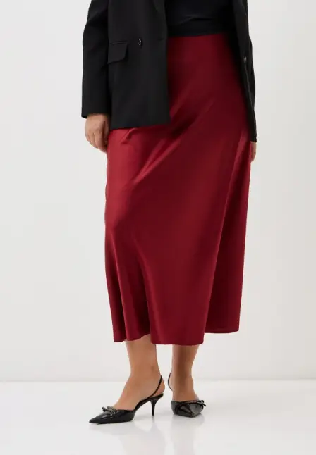 Юбка Chic de Femme. Цвет: бордовый.