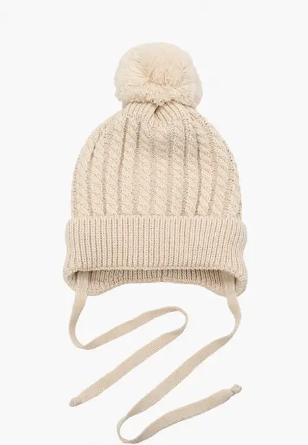 Шапка Loomknits. Цвет: бежевый.